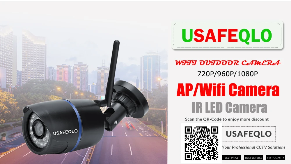 USAFEQLO iCsee Wi-Fi IP Камера 720P 960P 1080 Беспроводной проводной ONVIF P2P видеонаблюдения Пуля Открытый Камера с SD слот для карты Макс 128 г