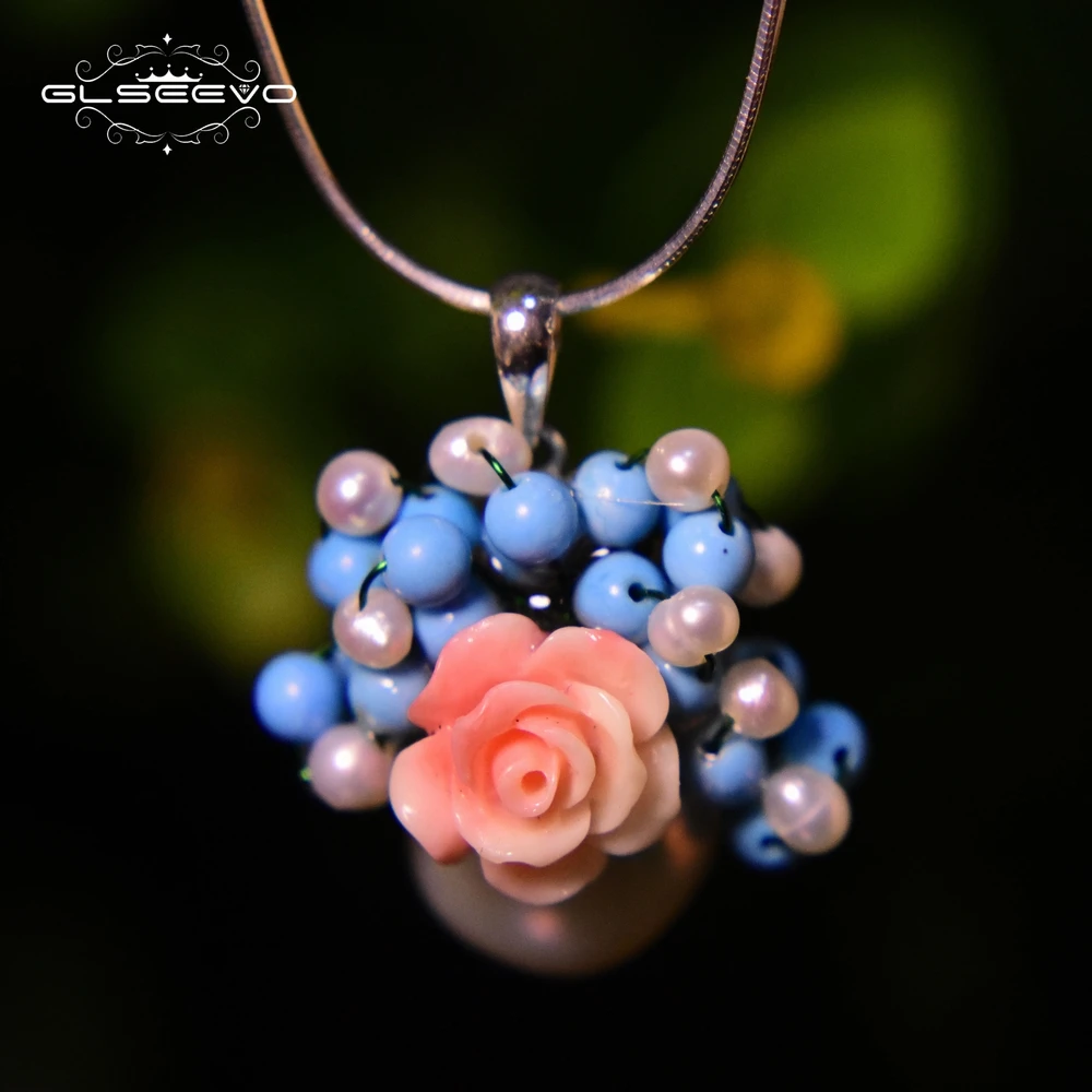 Женское Ожерелье с большим пресноводным жемчугом XlentAg ожерелье из стерлингового