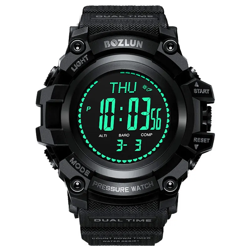 Смарт часы мужские спортивные военные наручные цифровые светодиодные g shock