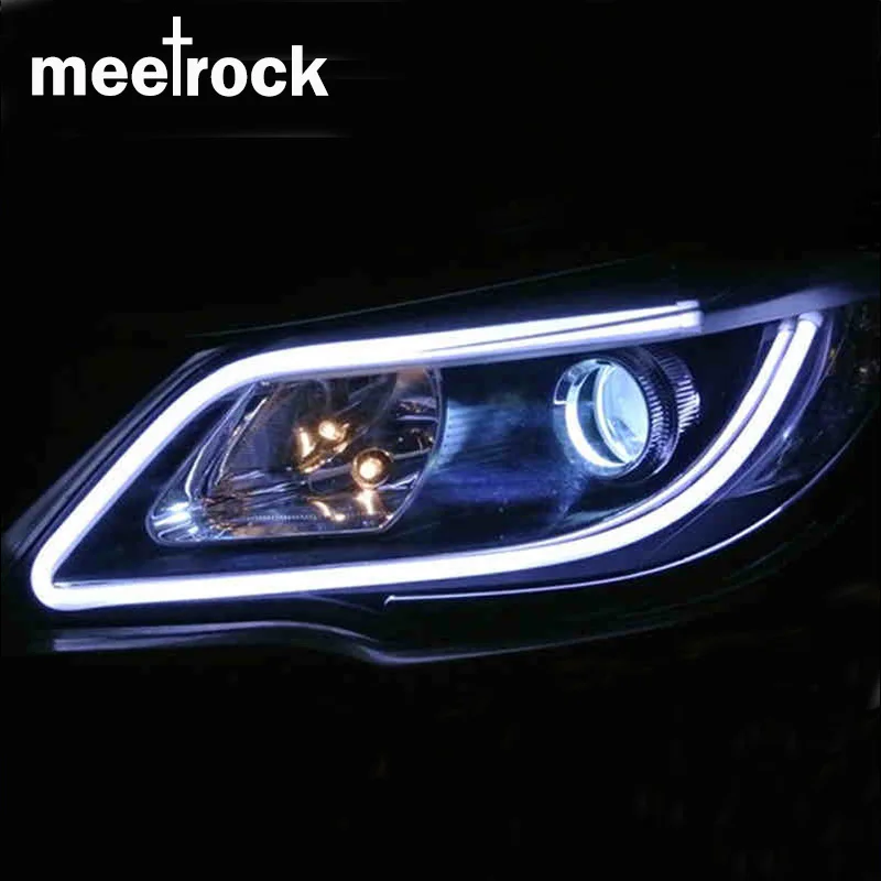 Meetrock 2 шт. 60 см силикагеля СВЕТОДИОДНЫЕ сигналы поворота внешнего света дневного
