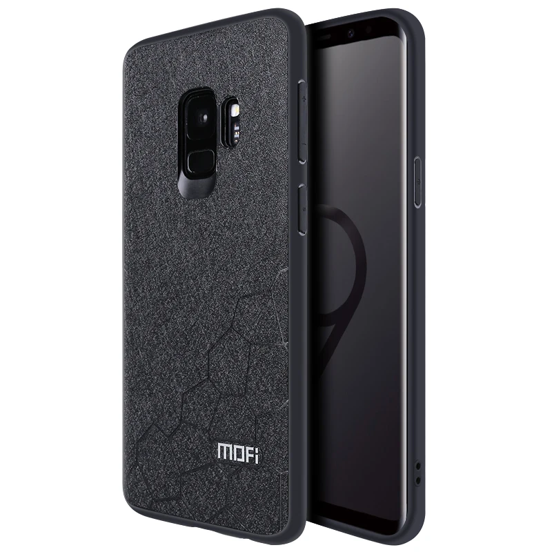Для samsung s9 plus чехол для galaxy S9 тонкий Роскошный кожаный синий черный Оригинальный