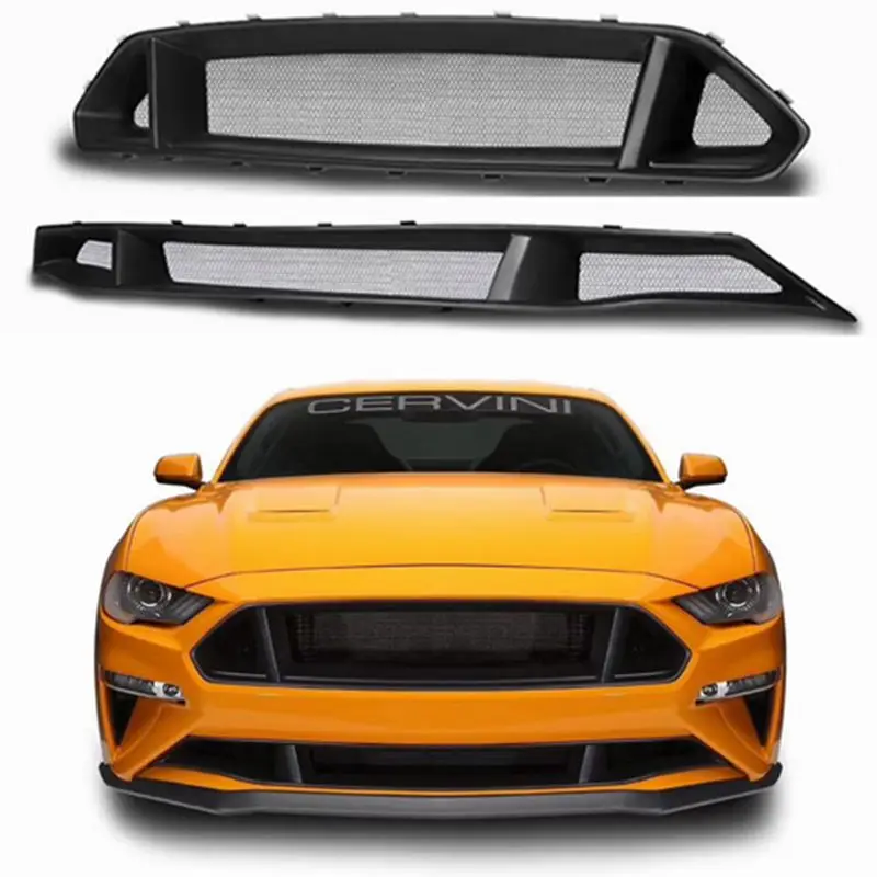 2018 For Ford Mustang Primer Car Fiberglass Front Bumper Net Grille | Автомобили и мотоциклы
