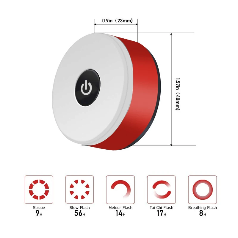 Мини фсветильник задний велосипедный с зарядкой от USB|Велосипедная фара| |