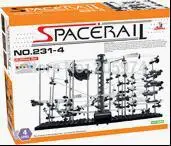 Игрушечные американские горки уровня 1 9 DIY космический корабль P2|roller coaster|toy roller