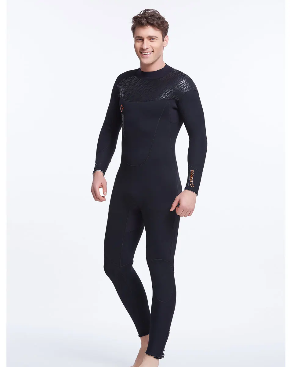 

5mm Diving Suits Cool Black Brand NEW 3mm Wet Suit Neoprene Men's Wetsuit Full Body Back Zipper Premium SCR Wetsuits