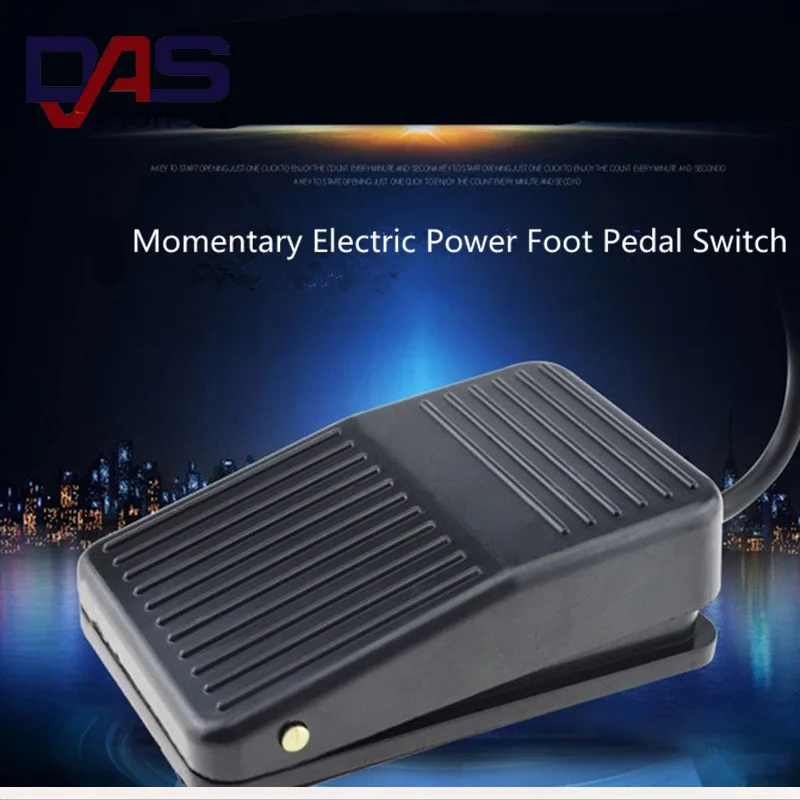 

IMC Hot SPDT Nonslip Metal Momentary Electric Power Foot Pedal Switch