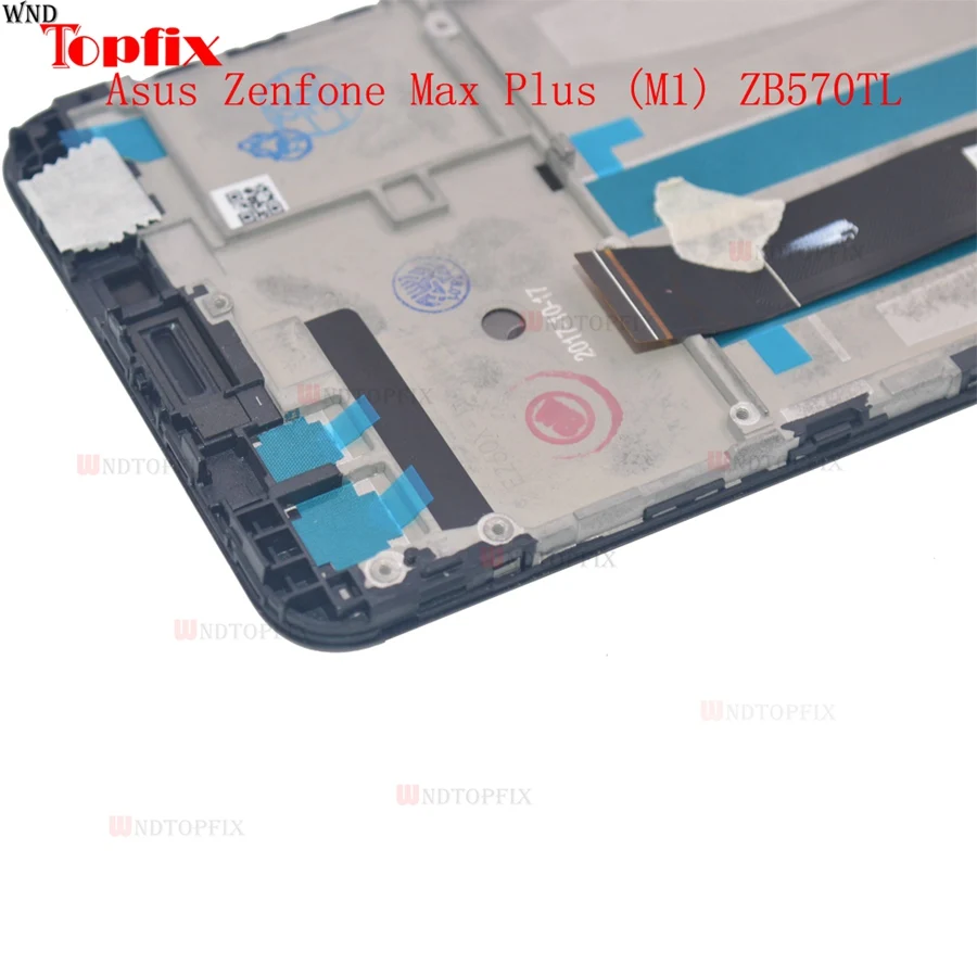 ЖК-дисплей 5 7 дюйма для Asus Zenfone Max Plus M1 ZB570TL X018DC сенсорный экран дигитайзер с рамкой