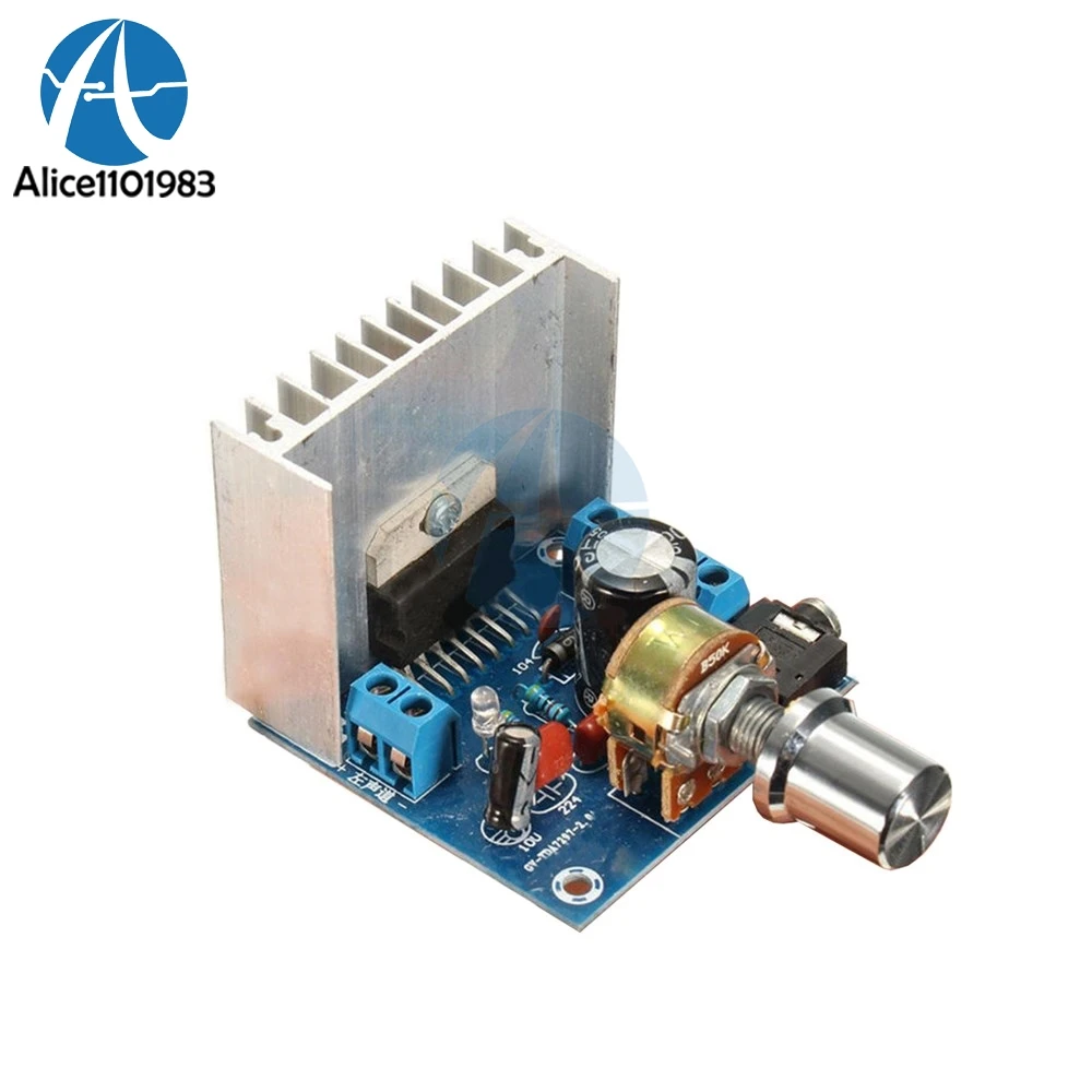 TDA7297 Версия B усилитель плата AC/DC 12 В 2x15 Вт Цифровой аудио двухканальный модуль 15 +