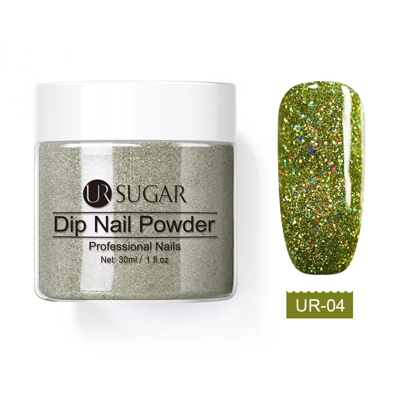 4 Ur Sugar голографическая пудра для ногтей, лазерный блеск для ногтей, натуральный сухой без лампы, летний пигмент, сделай сам, гель для украшения ногтей - Цвет: 4