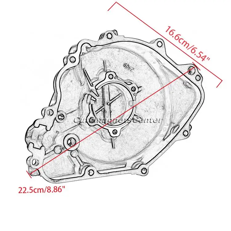 1 шт. алюминиевая крышка стартера статора левого двигателя мотоцикла для HONDA CBR 929RR
