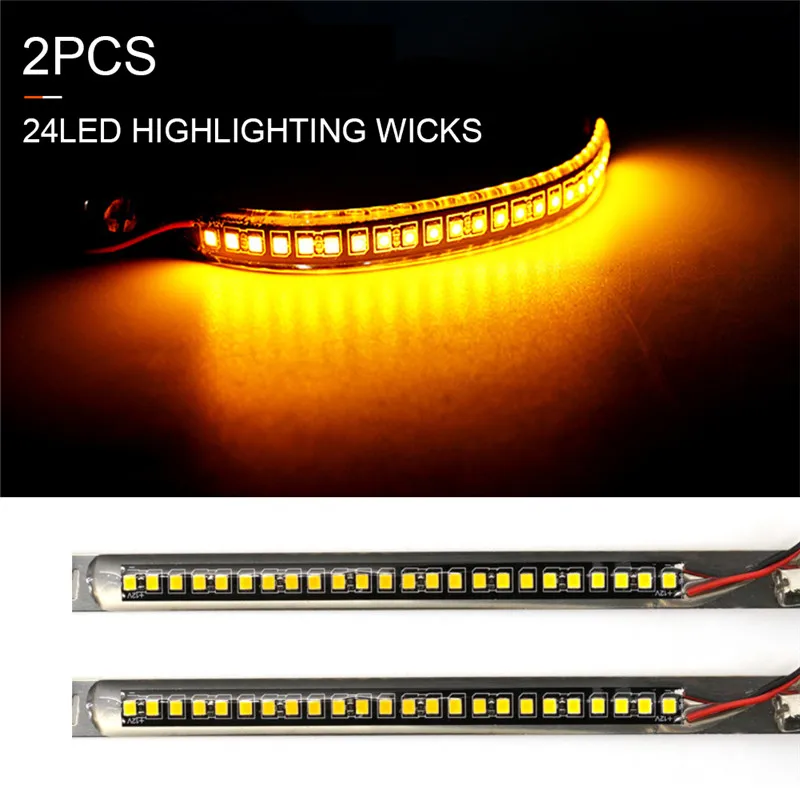 Новинка 2 шт. зажим из нержавеющей стали светодиодная вилка для мотоцикла высокое