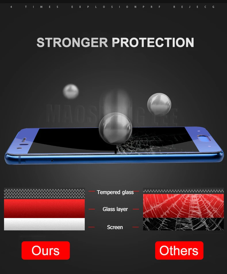 Стекло защитное MAOSHENG LEE для Huawei Honor 9 9D|Защитные стёкла и плёнки телефонов| |