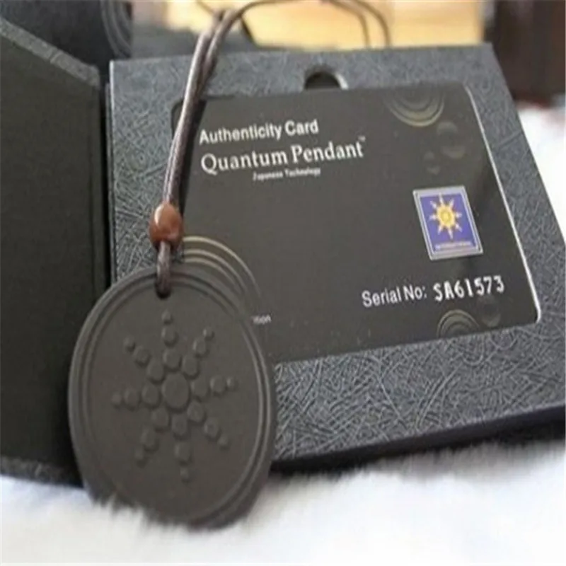 Мужские и женские ювелирные изделия кулон Quantum Pendant ожерелье с положительной энергетикой кулон лава энергия отрицательных ионов Ожерелье Подвески Ювелирные изделия Подарки