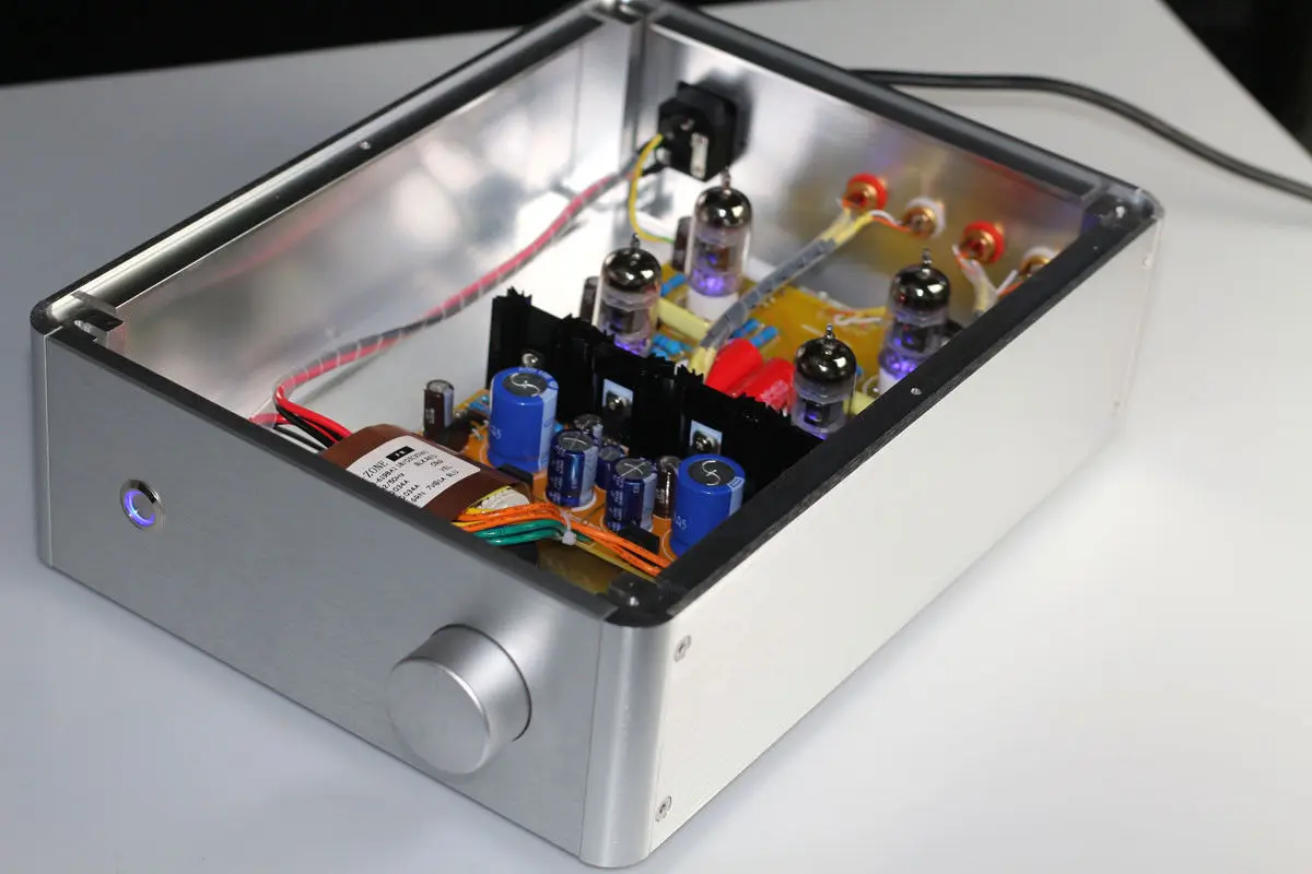 ZEROZONE готовый PRT05A 12AX7 трубный преусилитель база на conrad johnson CL preamp L5 12|Усилители