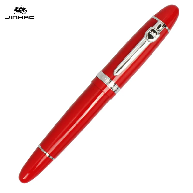 8 Jinhao 159 чистый черный и серебряный зажим 1,0 мм Изогнутый наконечник каллиграфия ручка Высокое качество металл авторучка чернила ручки - Цвет: 8