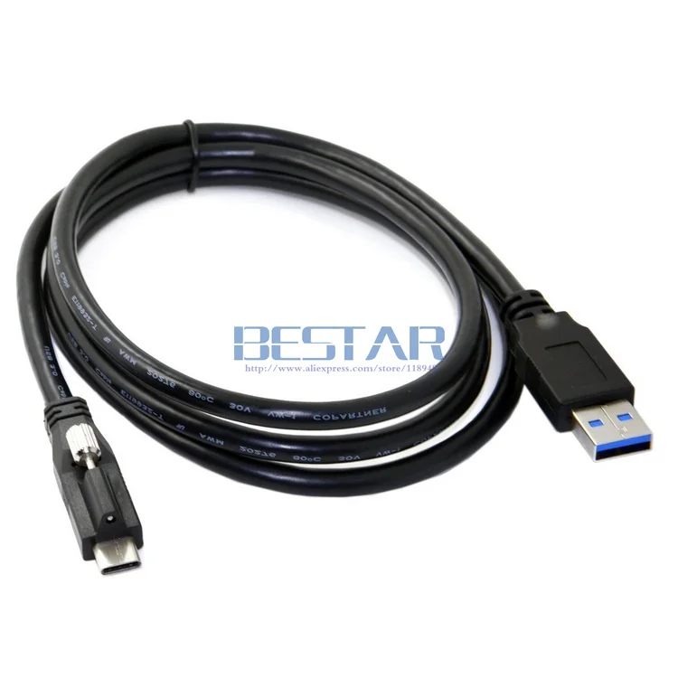 10 Гбит/с 4 фута USB 3 1 Type C Тип c запирающий разъем к стандарту 0 кабель для передачи
