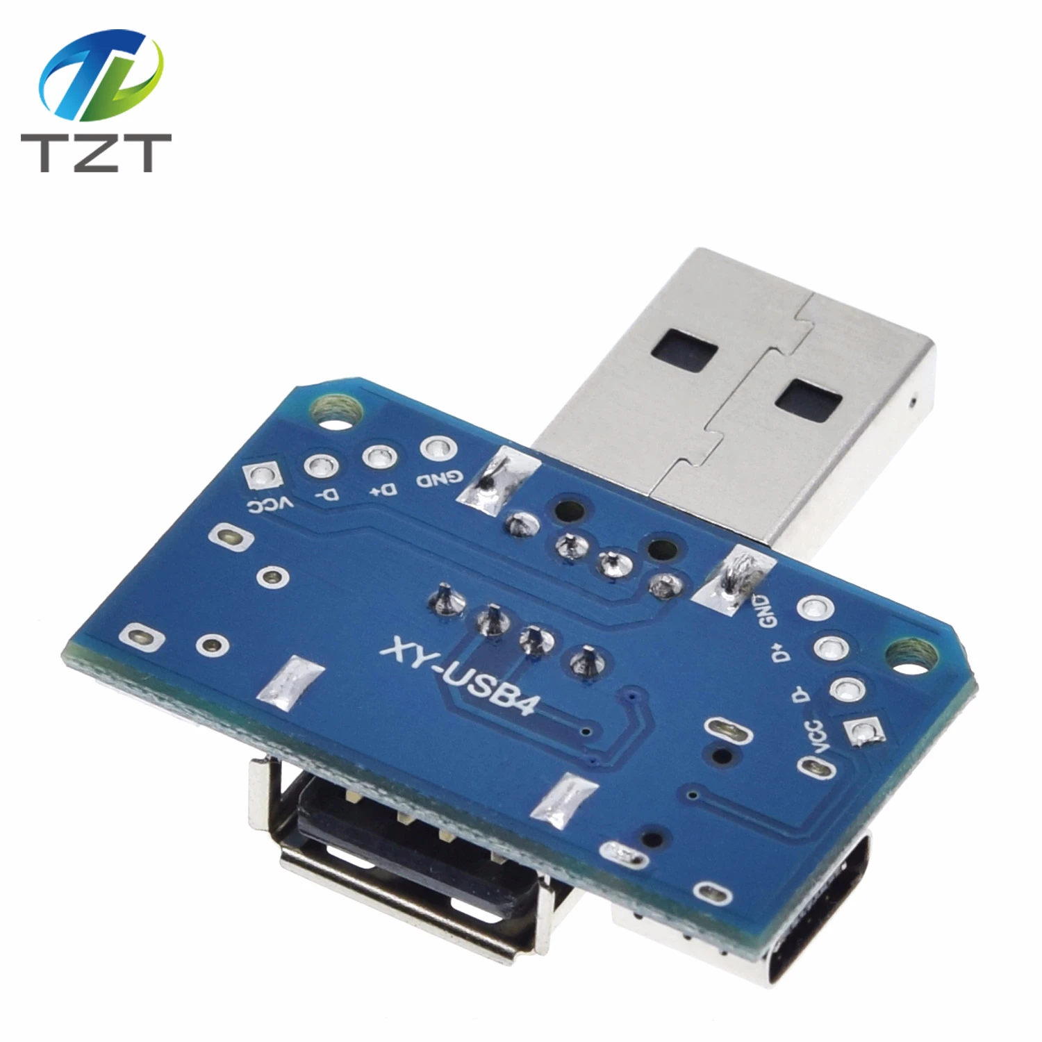 USB коммутатор Мужской Разъем к Тип c микро муфтовый стыковочный 2 54 4P передачи