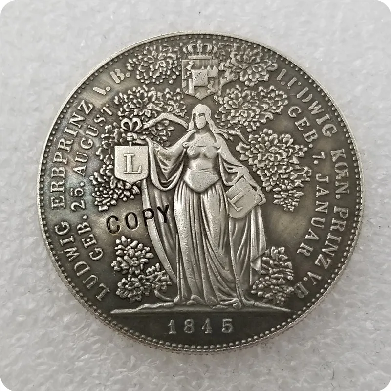 Коллекционные монеты 1845 немецкие штаты памятные Реплика монет коллекционные |