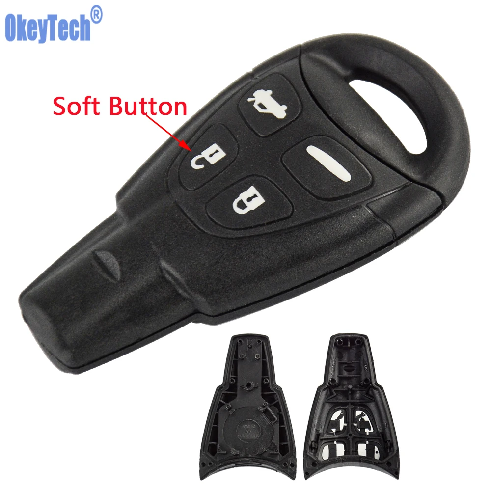 

Чехол для ключа от автомобиля OkeyTech, 4 кнопки, для SAAB 9-3 93 2003-2007