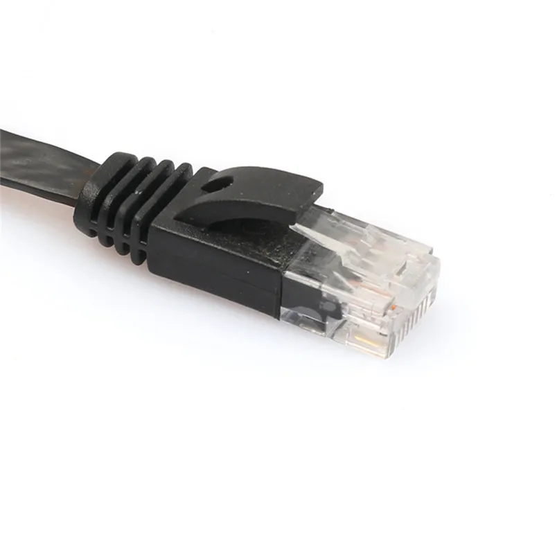 Надежный Плоский Cat6 сетевой Ethernet Патч-Кабель модем маршрутизатор RJ45 для