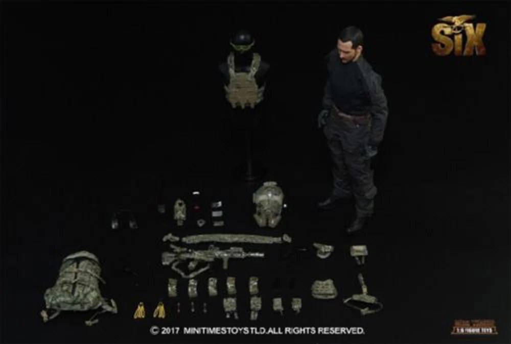 Коллекция игрушек Mini times, MT-M008 1/6, команда SEAL Team Six Solider, Мужская фигурка, полный набор