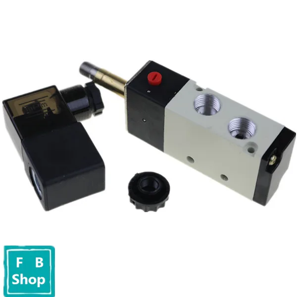 Airtac электромагнитный клапан 5 Путь 2 Позиция 4V210 08 DC12V DC24V AC110V AC220V|Пневматические