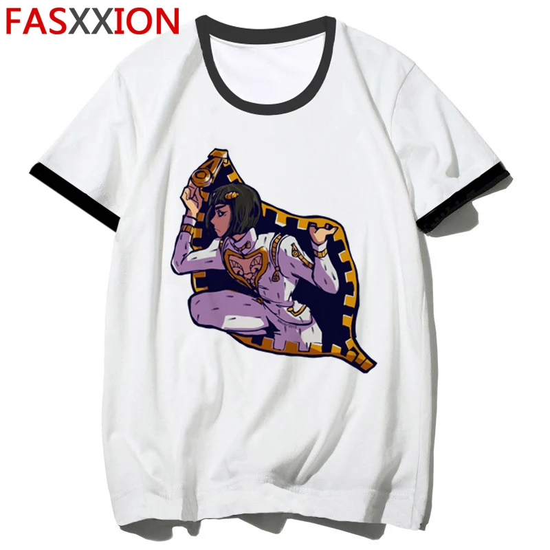 JoJo Необычные Приключения смешные футболки для мужчин/женщин Япония футболка с
