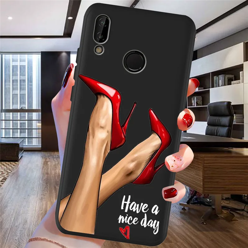 Для huawei P8 P10 P20 P30 Коврики 10 20 Honor 8 8X 8C 9 V20 20i 10 Lite Plus Pro Чехол-футляр модная одежда для девочек;