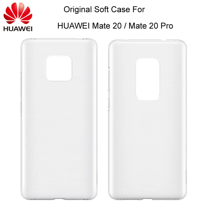 Оригинальный ультратонкий мягкий чехол из ТПУ для HUAWEI Mate 20/Mate 20 Pro прозрачный
