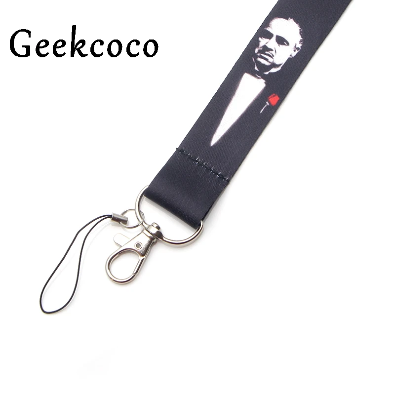The Godfather аксессуары для ключей отколов для мобильного телефона USB держатель удостоверения личности ключи ремни бирки шеи ремешок камеры J0244