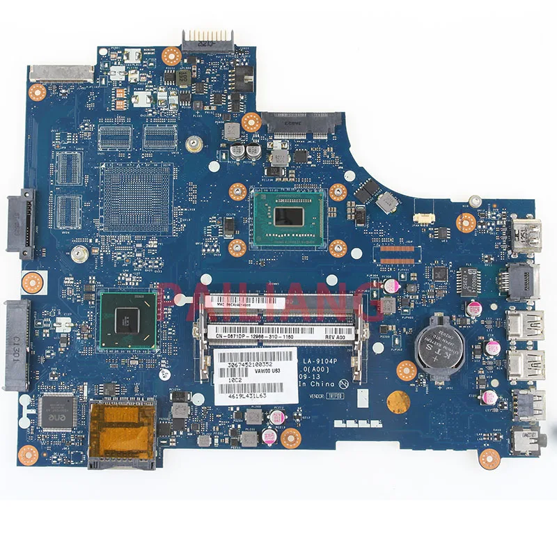 Материнская плата для ноутбука DELL Inspirion 15R 3521 5521 1007U материнская ПК ранняя модель