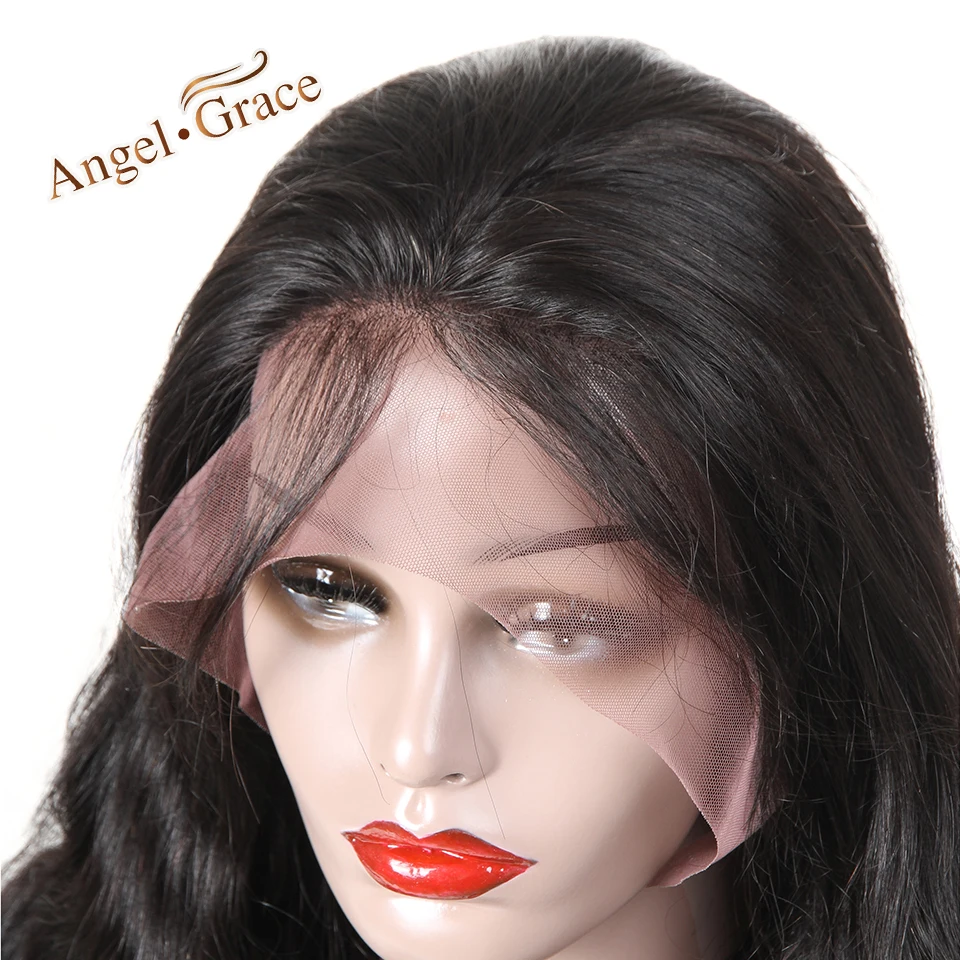 Peruvian Body Wave Lace Front Wig with Baby Hair 13x4 Lace Front Human Hair Wig for Black Women Angel Grace Remy Hair 8"-26"