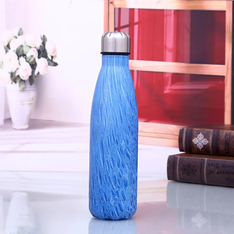 Творческий свободная вода bpa бутылки изотермическая чашка Нержавеющая сталь пива Чай Кофе термос Портативный путешествия спортивные бутылки для воды
