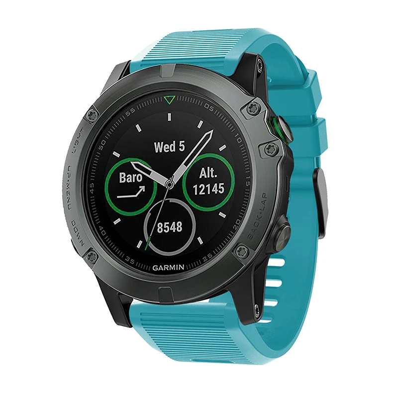 26 22 20 мм ремешок для garmin fenix 5 5X 5S Plus 3 3HR часы Quick fit Силиконовый Easyfit наручные часы ремешок для garmin fenix 5x5 5S