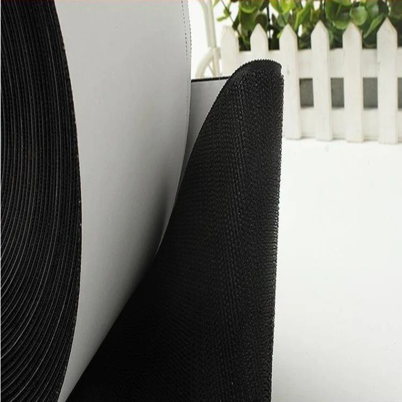 Две рулона 2см*1м черного липучего самоклеящегося крепежа сильной ленты adesivo sugru straps adhesive on.