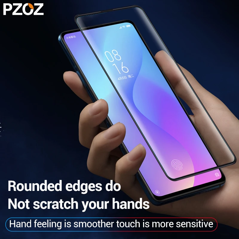 Закаленное стекло PZOZ для xiaomi Redmi K20 pro полностью покрытая Защитная пленка k20 5 plusl 7A