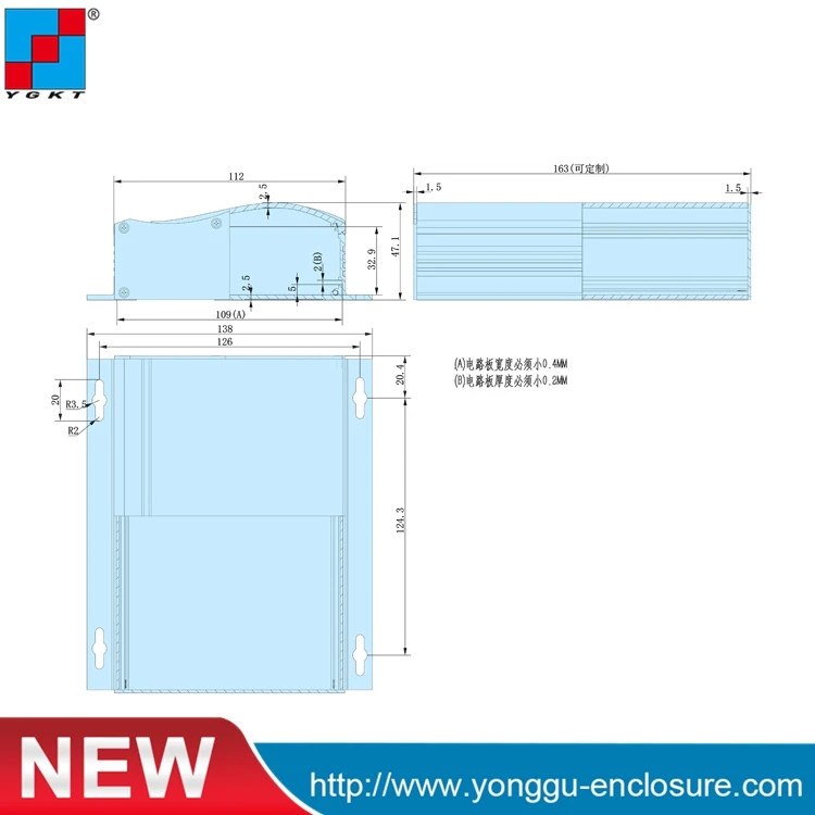 138*45*160 мм (WxHxL) Алюминиевый корпус чехол электронный Чехол DIY|case electronic|case casecase diy |