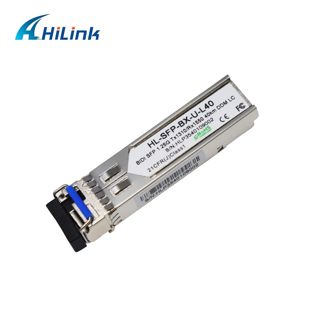 1310/1 25 нм SC/LC SM симплексный оптический модуль G WDM Bidi 40 км SFP