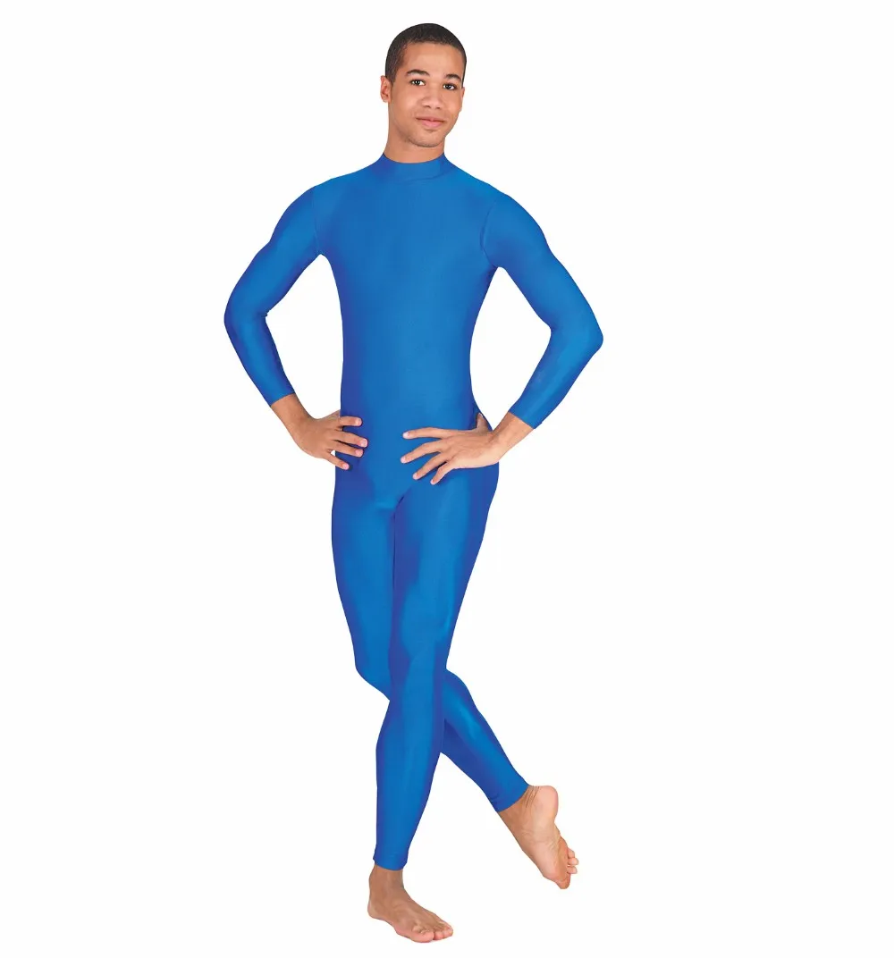 

Icostumes Adult Unisex Mock Neck Long Sleeve Unitard For Dance Stage Performance