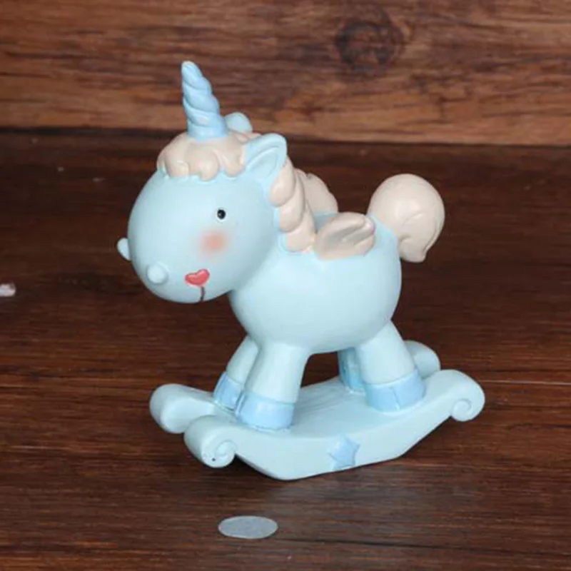 1pcs green unicorn Розовый белое перо елки торт Топпер Единорог торт украшения десерт украшение для дня рождения Рождество вечерние прекрасные подарки - Цвет: 1pcs green unicorn