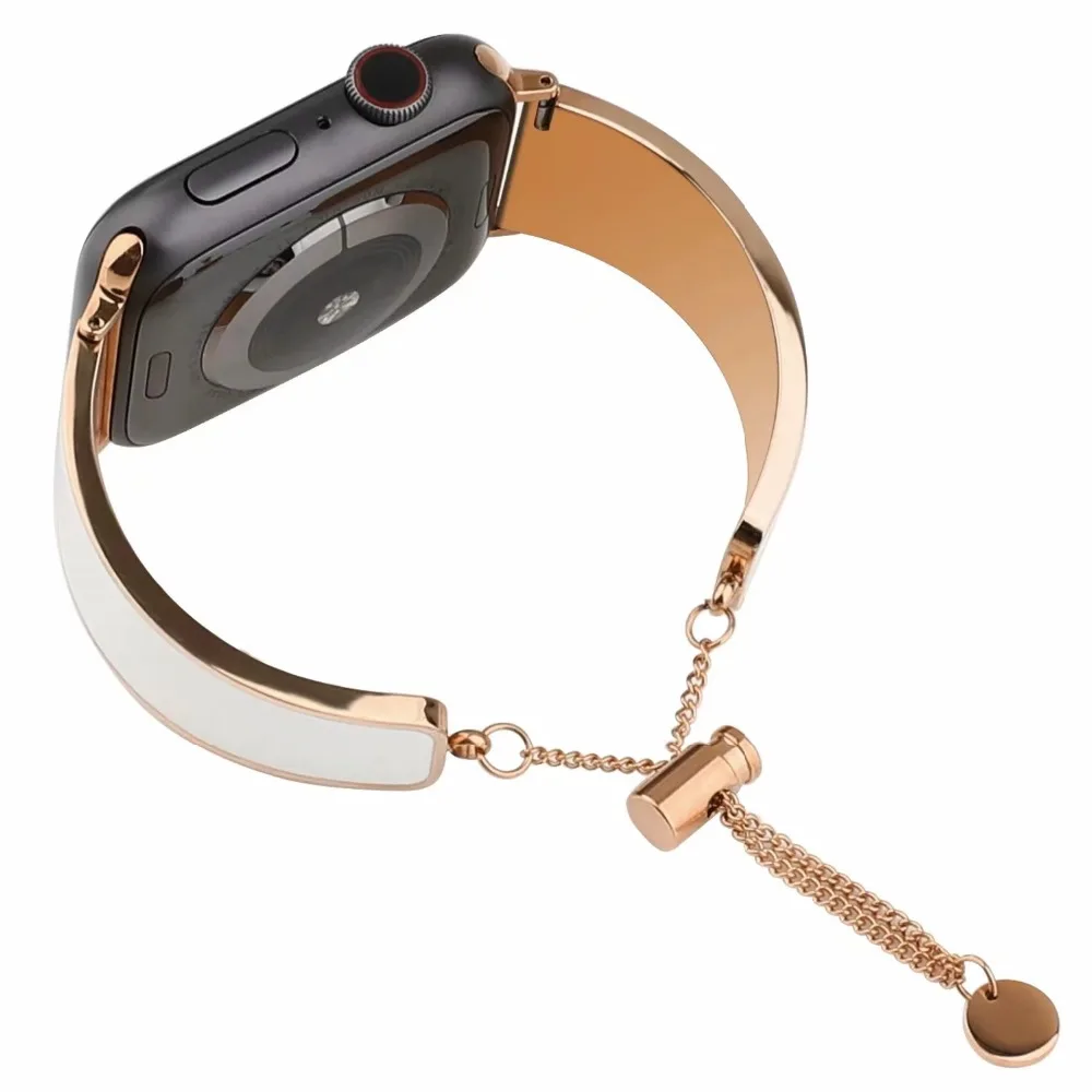 Простой ремешок для iwatch, 38 мм, 42 мм, 44 мм, 40 мм, браслет для Apple Watch, 38 мм, нержавеющая сталь, серия 4, 3, 2, 1