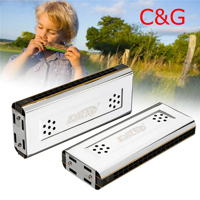 EASTTOP T16 2 гармоника с 16 отверстиями двумя сторонами мелодиями C G Key Woodwind Instruments