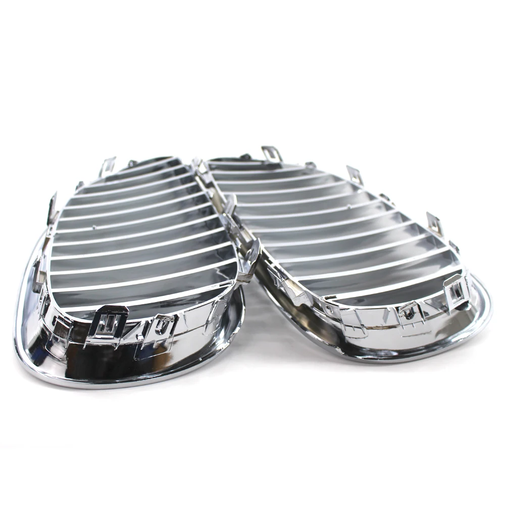 Хромированные серебряные решетки гриль для BMW E60 E61 M5 5 серии 03 09|grill for bmw|grill e60bmw e60