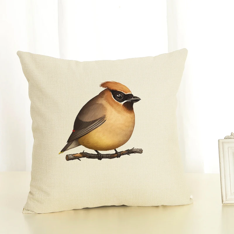Новый fat bird second серия диванов набор защитных подушек льняная наволочка | Дом и сад