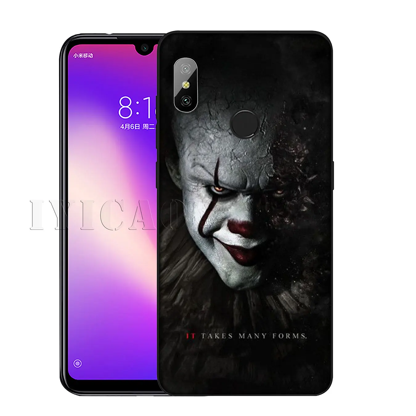 IYICAO Stephen King's King is It Soft Silicone Phone Case for Xiaomi Redmi K30 K20 8A 7A 6A 5A S2 GO Note 8 8T 7 5 6 Pro |