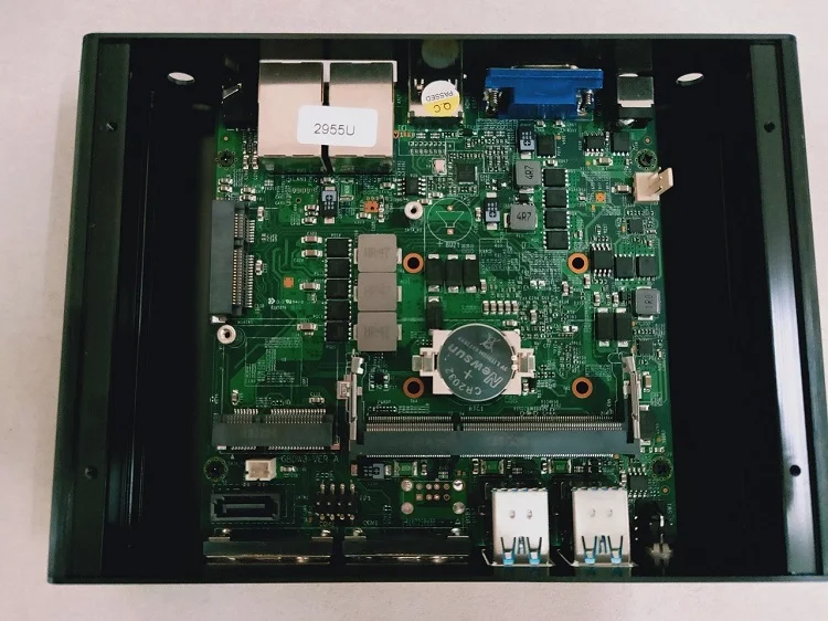 Самый дешевый Intel Core i3 4030U Celeron 2955U Мини ПК Windows 7 Barebone компьютер DDR3L 4K HTPC Dual Lan Partaker P7