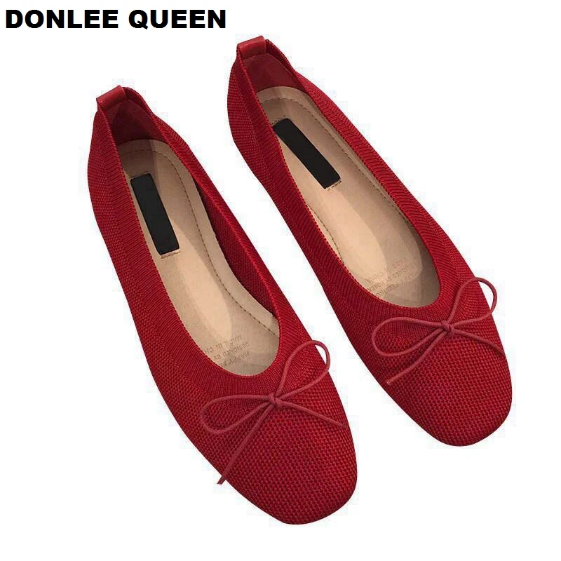 Женские повседневные лоферы на плоской подошве балетная обувь с бантом бабочкой