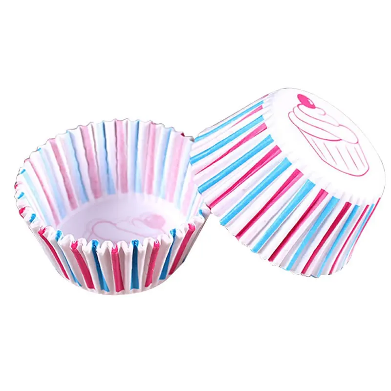 Cake Upspirit 100Pcs Colorful Cupcake Liners Set Baking Cup Paper Muffin Cases Egg Tarts Tray Cake Wrappers Supplies Decorating Tools - Цвет: Cake