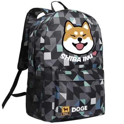 Милый рюкзак Doge аниме Сиба ину оксфордская школьная сумка унисекс|doge backpack|backpack