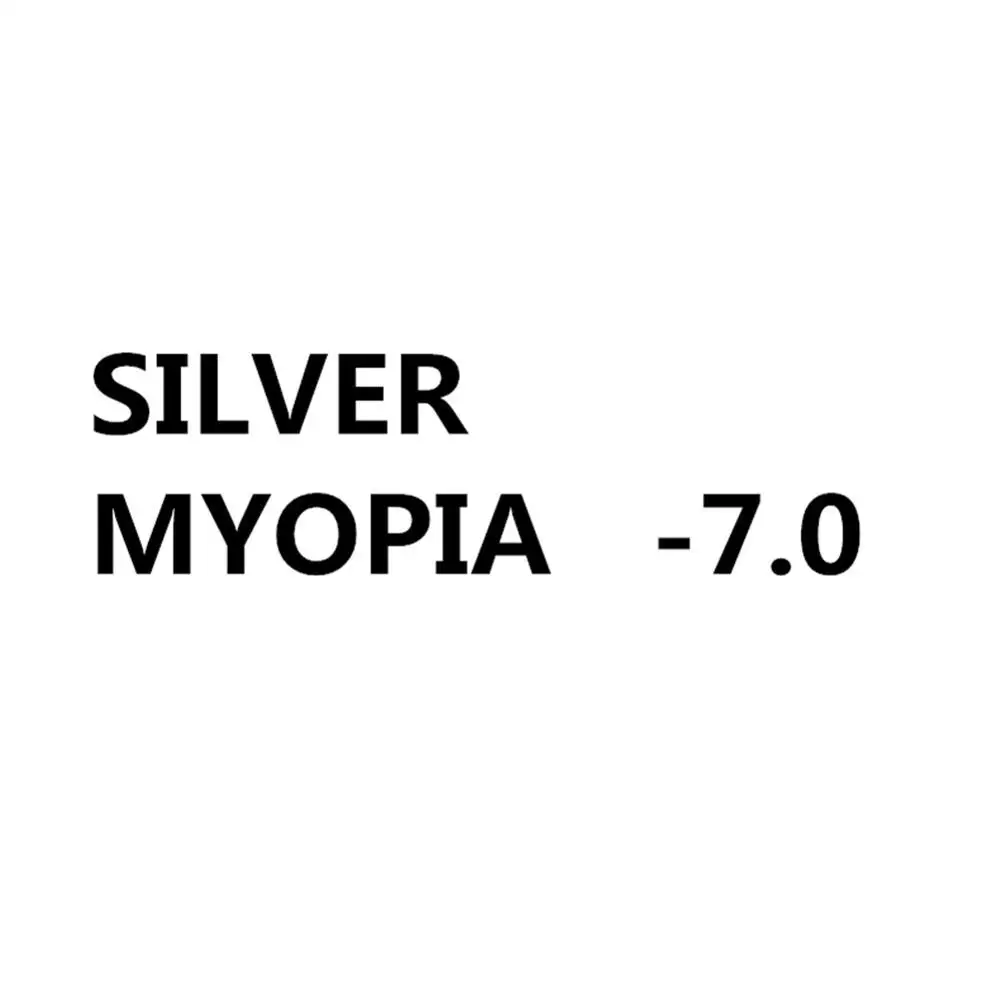 Silver Myopia 700 Очки для плавания для взрослых, оптические очки для близорукости, силиконовые очки для плавания, противозапотевающие, с покрытием, водная диоптрия, очки для плавания, маска - Цвет: Silver Myopia 700
